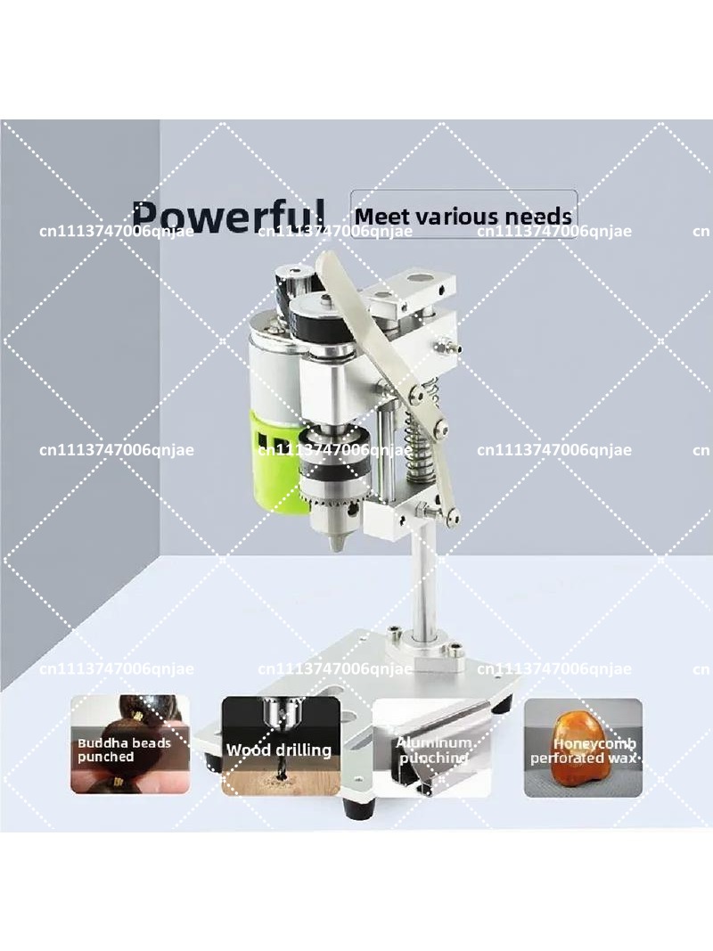 Home Textiles Fabric - Mini-Tischbohrmaschine, elektrische Bohrmaschine mit einstellbarer Geschwindigkeit