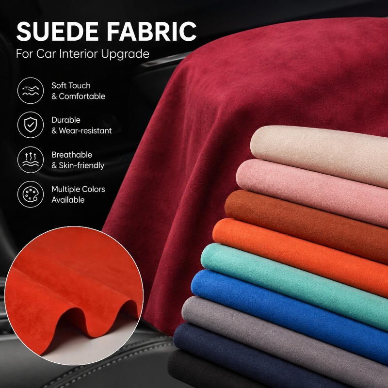 Home Textiles Premium - Premium Mikrofaser-Stoff, Autopolsterstoff für Dachhimmel, Autoinnenraum-Reparatur,