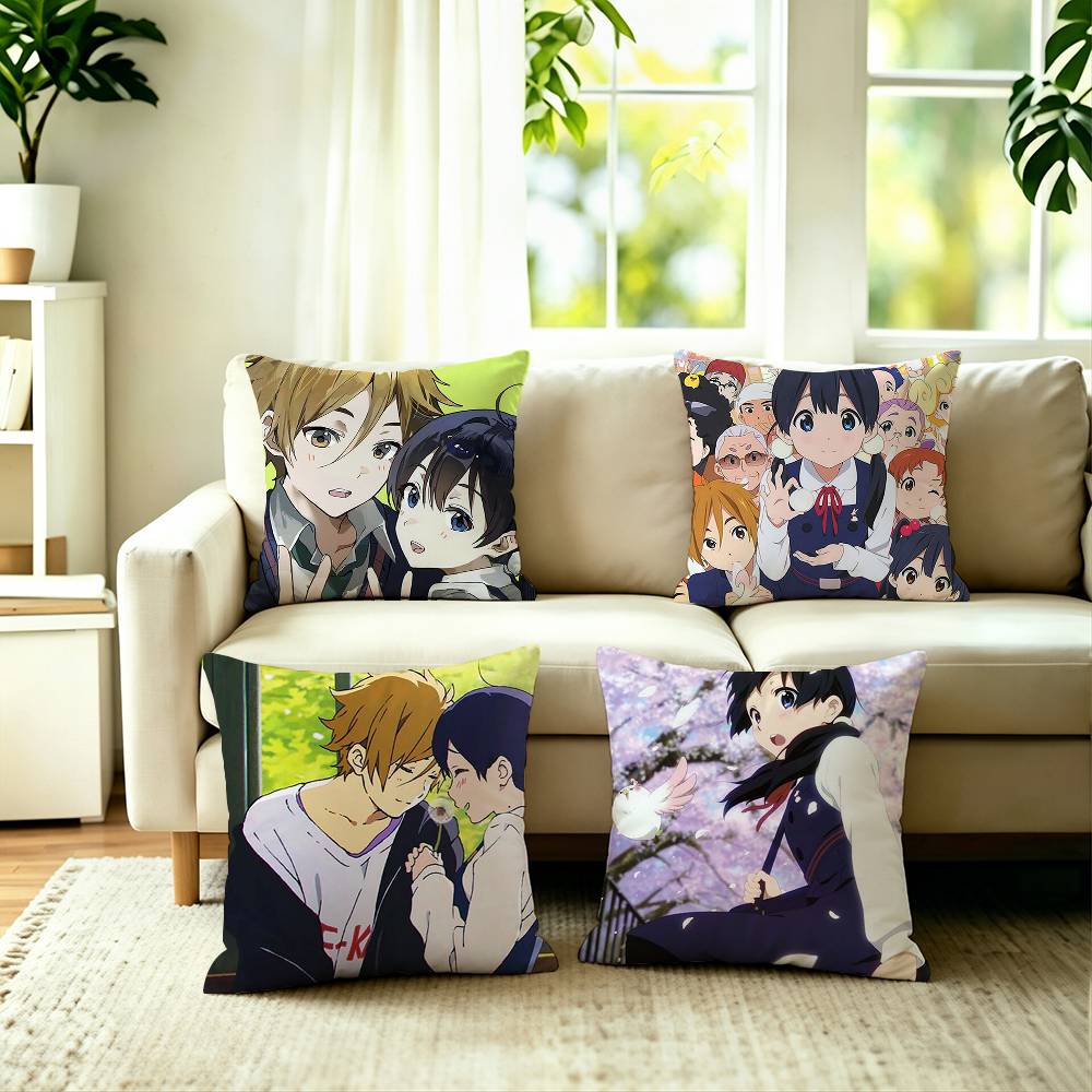 Home Textiles Market - Hot Anime T-Tamako Market Kissenbezug, quadratisch,