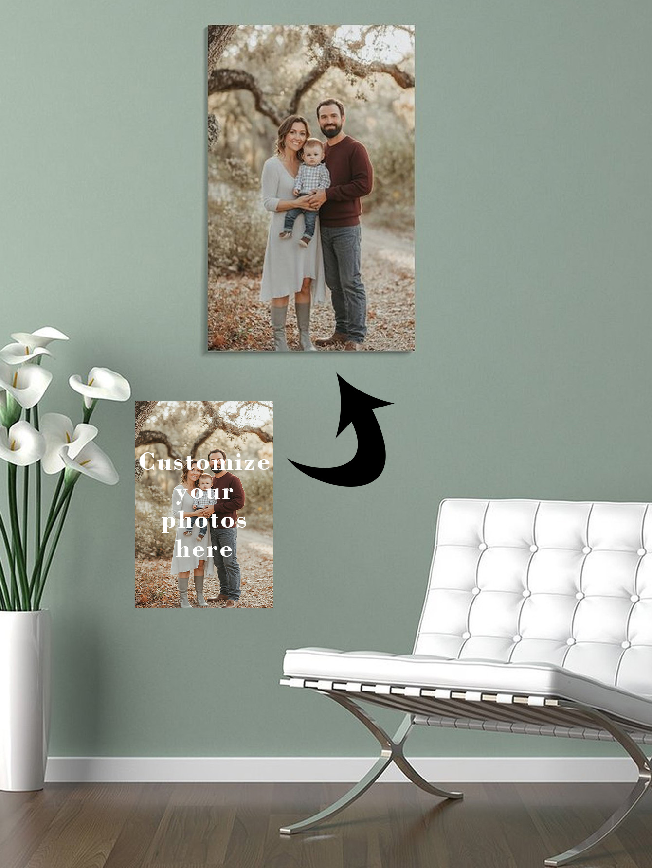 Home Textiles Fabric - Personalisierte Leinwandbilder (nur Bilder ohne Rahmen)