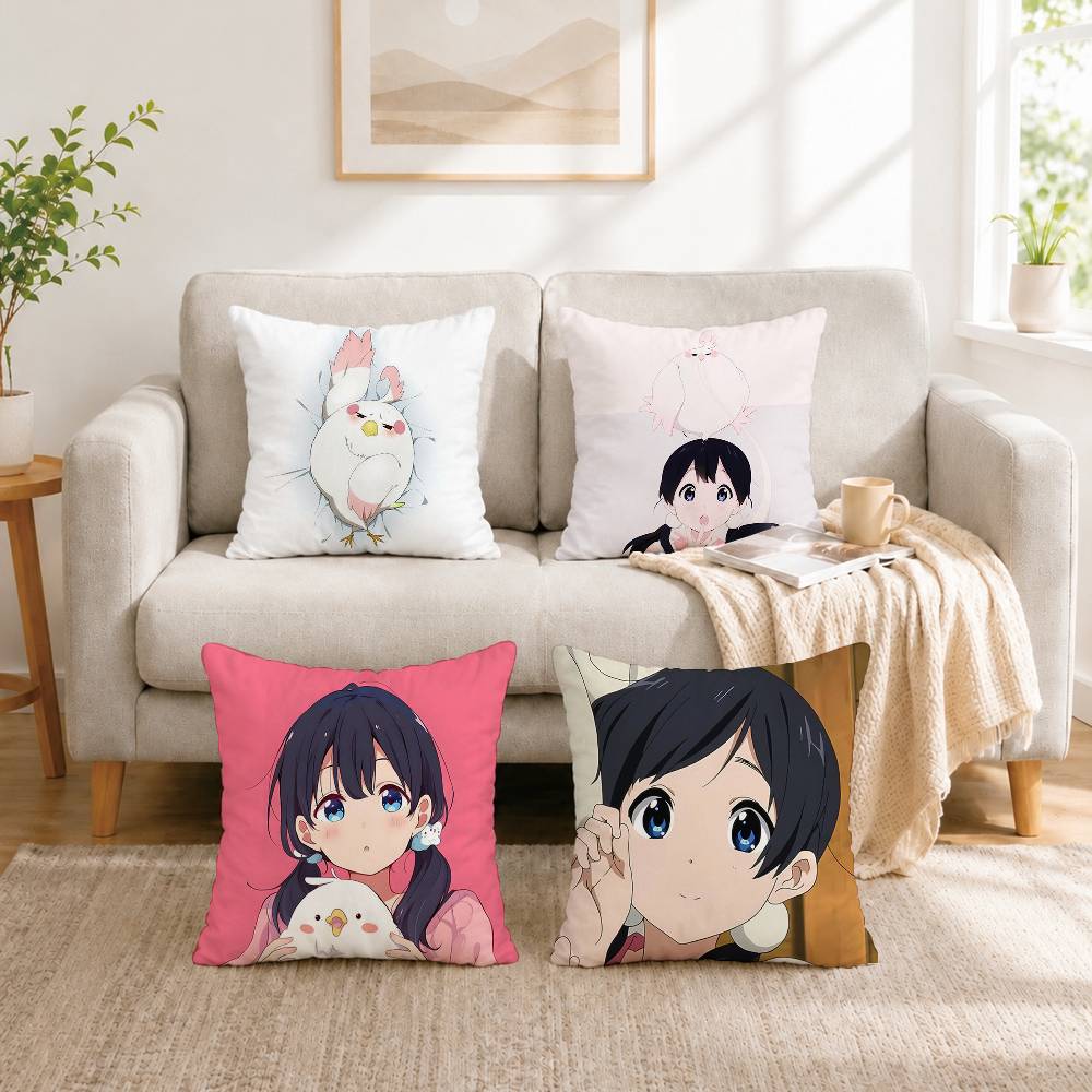 Home Textiles Market - A-Anime Tamako Market Mochizo Oji Kissenbezug,