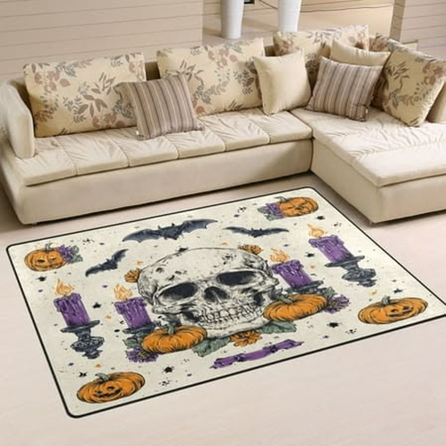 Home Textiles Rug - Rutschfester Teppich, Waschbarer Innenteppich mit Bedruckten