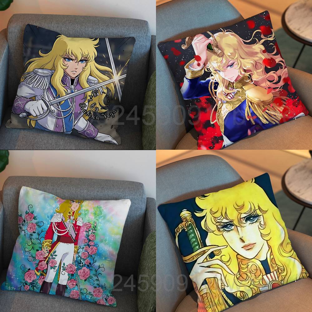 Versailles Home Textiles - Lady Oscar Rose of Versailles Kissenbezug,