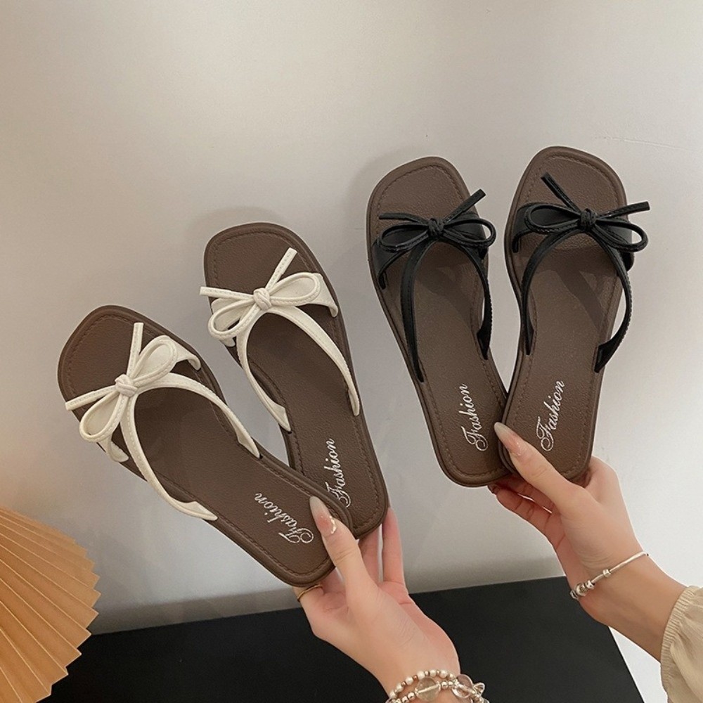 Home Textiles Discount - 1 Paar flache Sandalen mit weicher