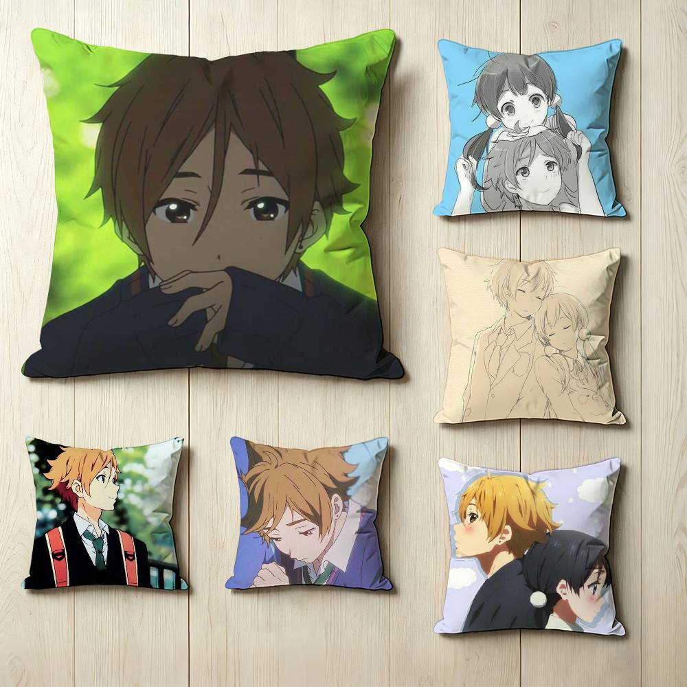 Home Textiles Market - Herzhafter Anime T-Tamako Market Square doppelseitig