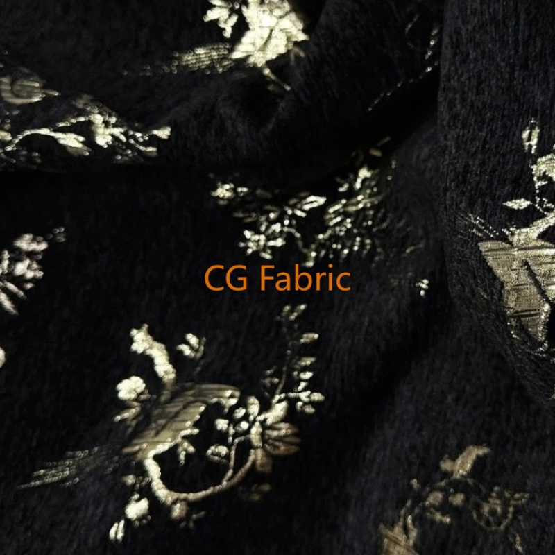 Goldfaden Chenille Jacquard ge – Home Textiles Luxury Curtains Bewertung und Preis