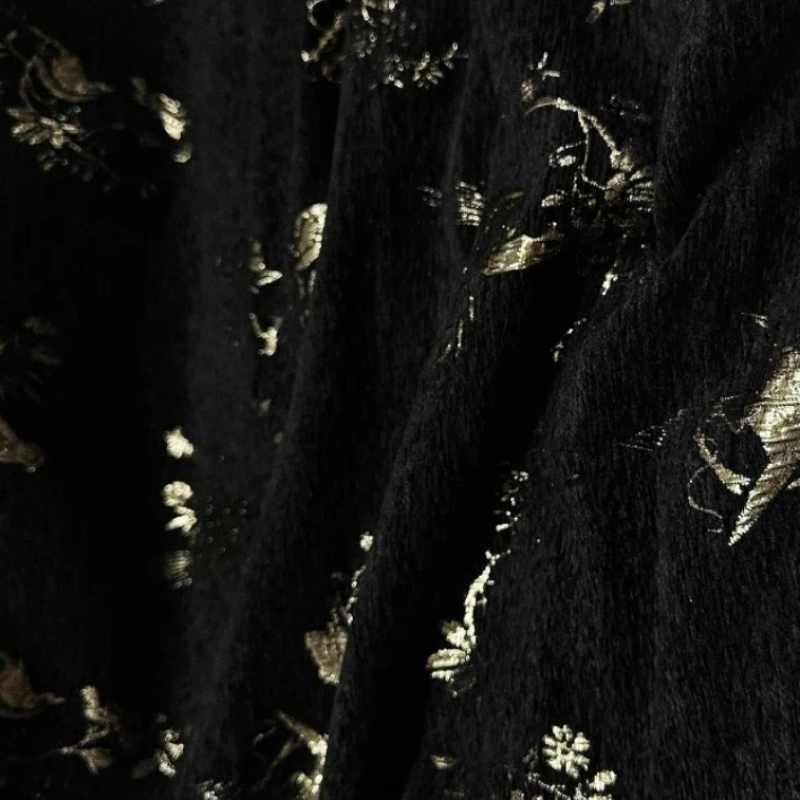 Goldfaden Chenille Jacquard ge – Home Textiles Luxury Curtains Bewertung und Preis