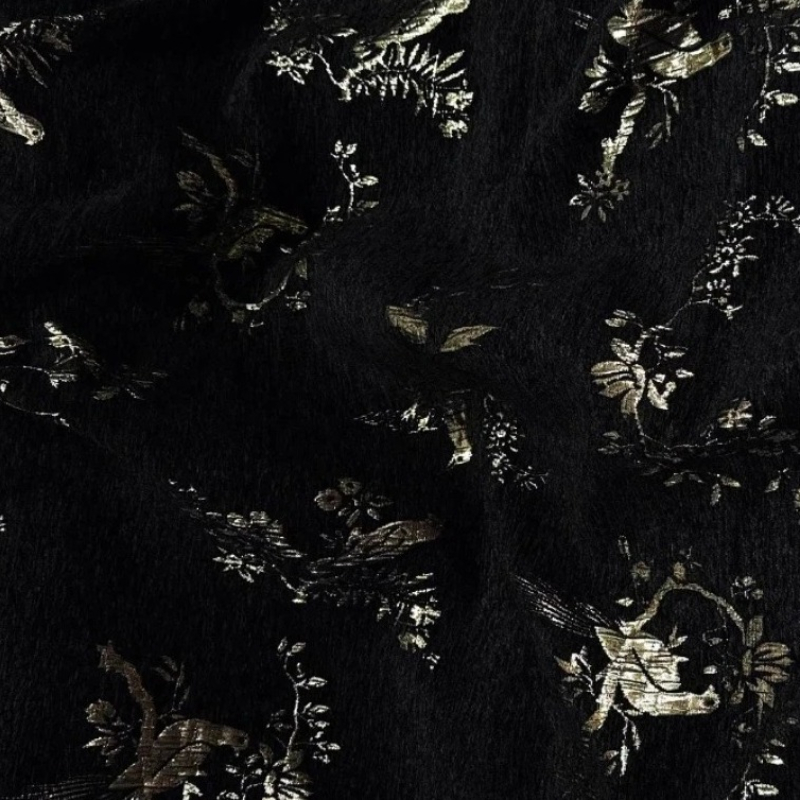 Goldfaden Chenille Jacquard ge – Home Textiles Luxury Curtains Bewertung und Preis