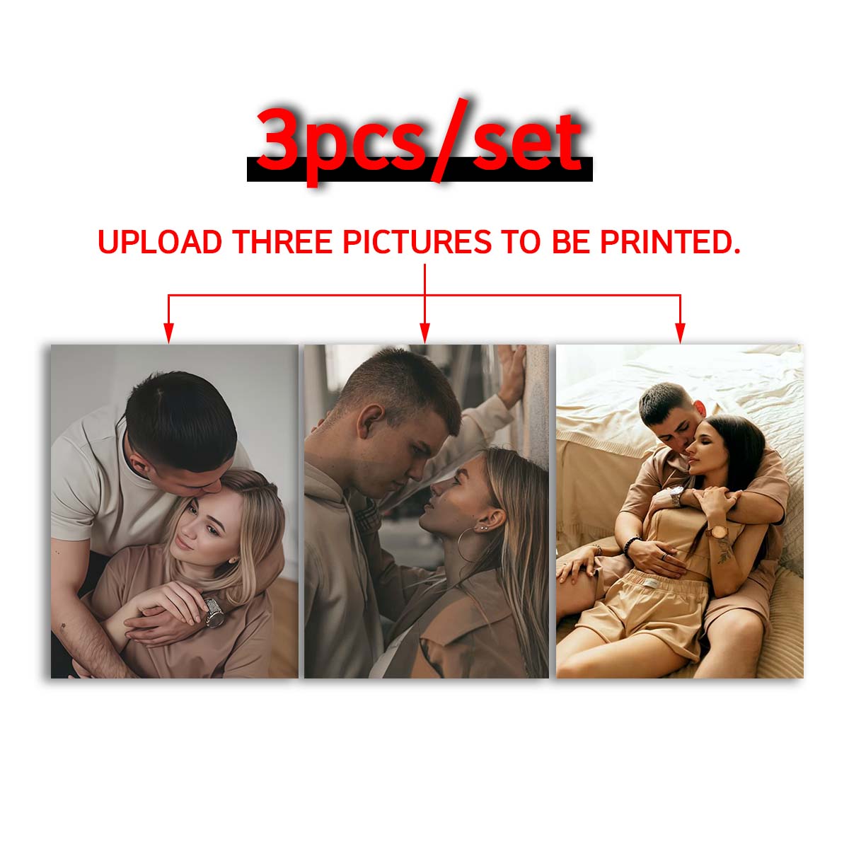 Triptychon - 2D-Foto-Holzrahme – Home Textiles Fabric Bewertung und Preis