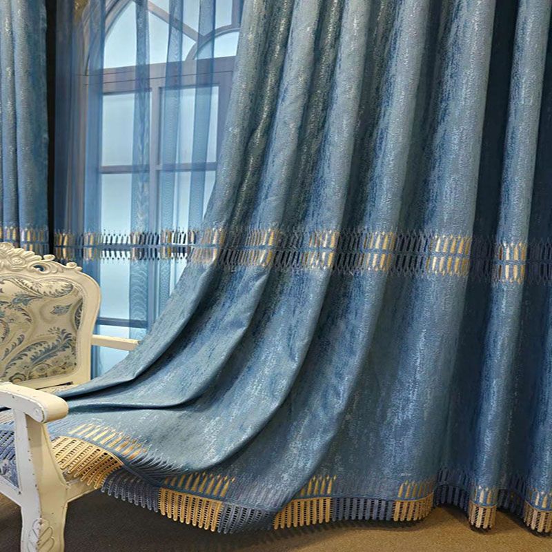 Luxuriöser Bestickter Verdunke – Home Textiles Luxury Curtains Bewertung und Preis