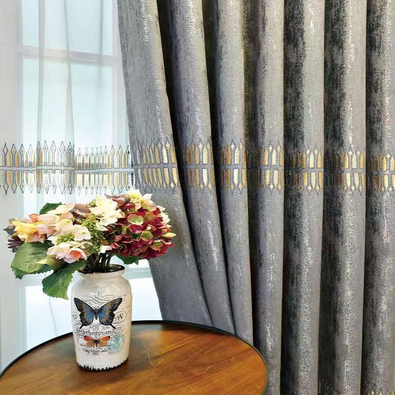 Luxuriöser Bestickter Verdunke – Home Textiles Luxury Curtains Bewertung und Preis