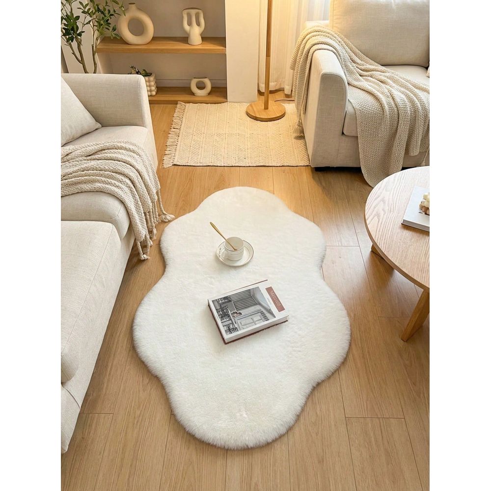 Flauschiger Teppich, weißer Fl – Home Textiles Rug Bewertung und Preis