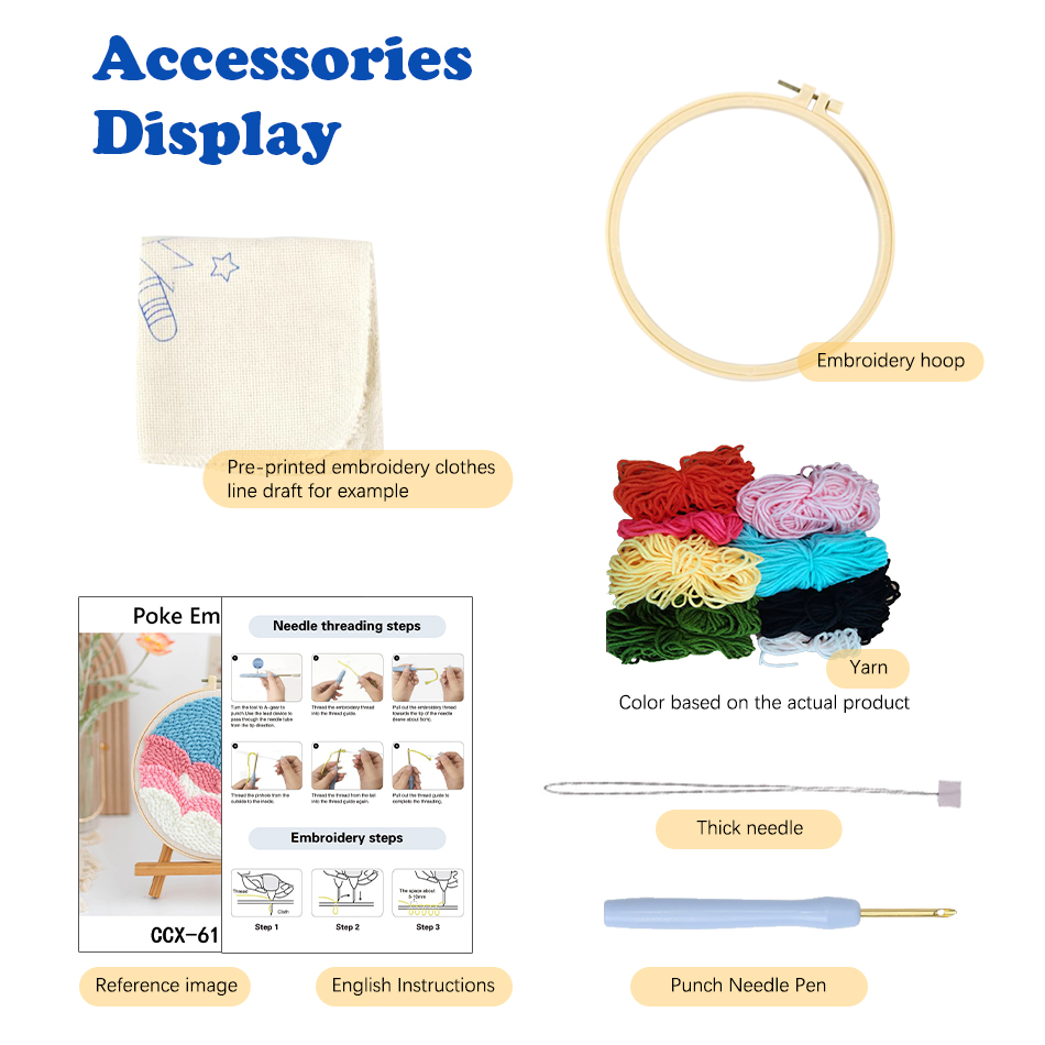 GATYZTORY Punch-Nadel-Stickset – Home Textiles Discount Bewertung und Preis