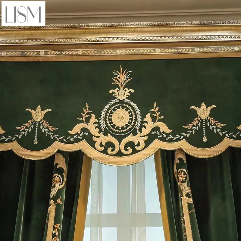 Europäische Luxusvorhänge für  – Home Textiles Luxury Curtains Bewertung und Preis