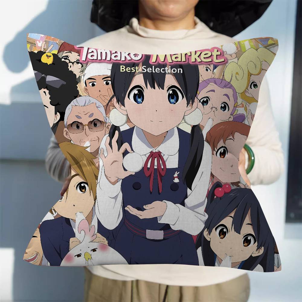 Anime T-Tamako Market 45 x 45  – Home Textiles Market Bewertung und Preis