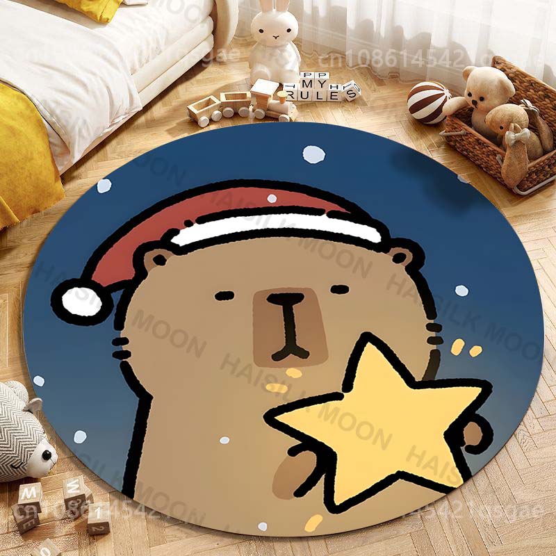 Niedlicher Capybara-Cartoon-Dr – Home Textiles Rug Bewertung und Preis