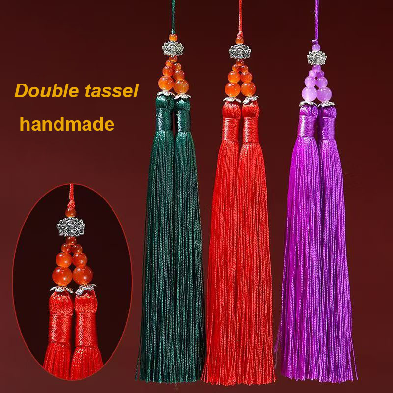 1/2 Stück 15cm Doppelquasten-B – Home Textiles Suppliers Bewertung und Preis