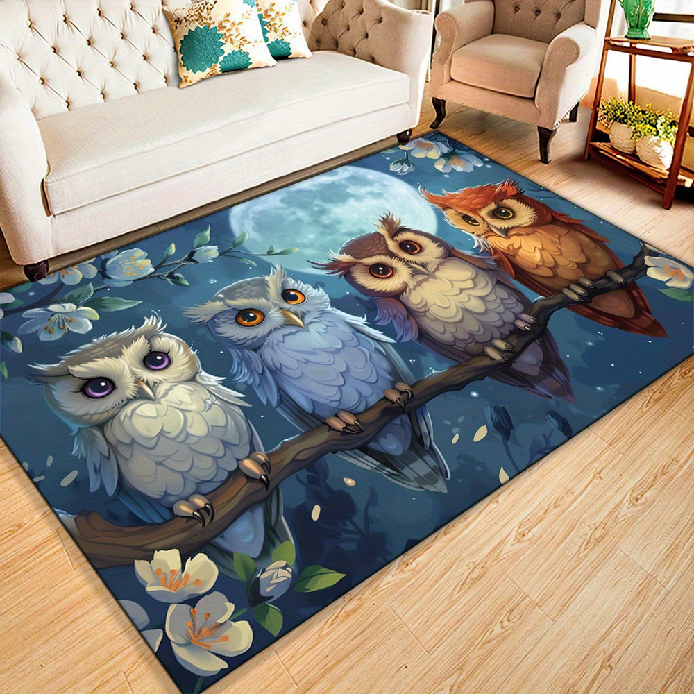 Moonlight Owls Teppich: Bequem – Home Textiles Rug Bewertung und Preis