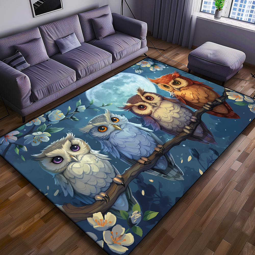 Moonlight Owls Teppich: Bequem – Home Textiles Rug Bewertung und Preis