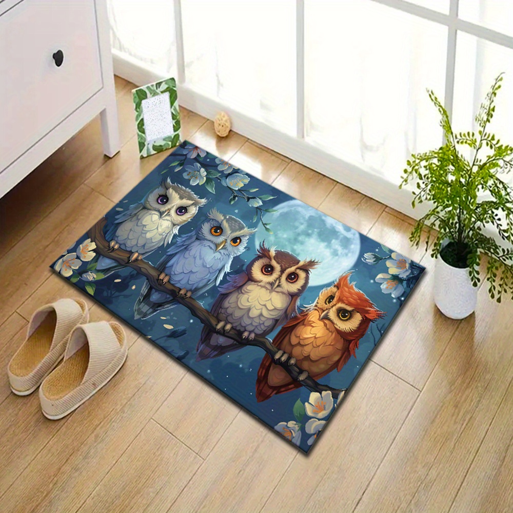 Moonlight Owls Teppich: Bequem – Home Textiles Rug Bewertung und Preis