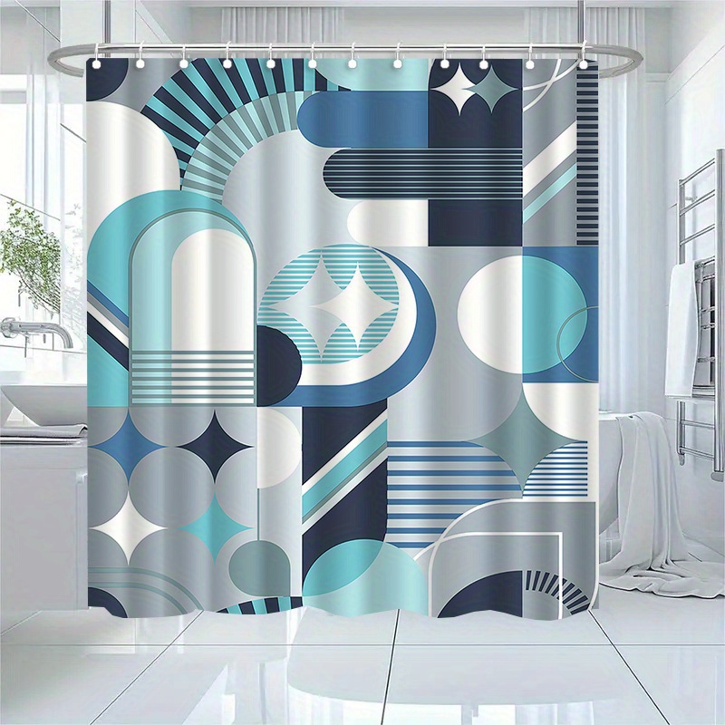 Duschvorhang mit geometrischem – Home Textiles Luxury Curtains Bewertung und Preis