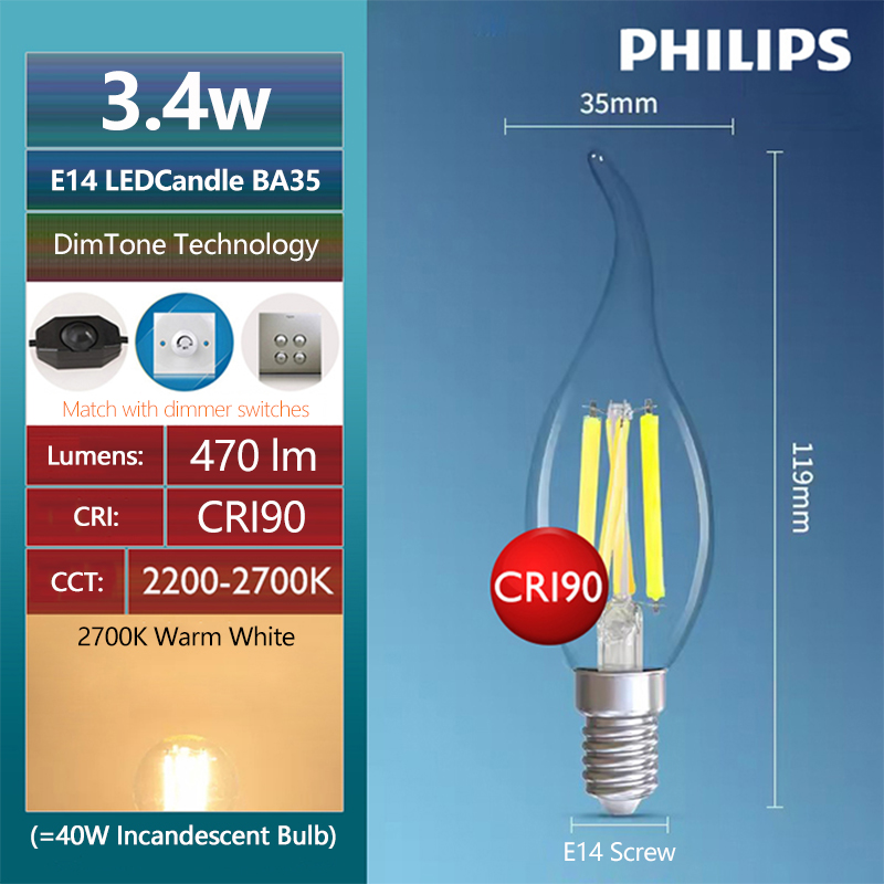 Philips Master LED-Kerze, E14- – Philips Bulb Led Classic Bewertung und Preis