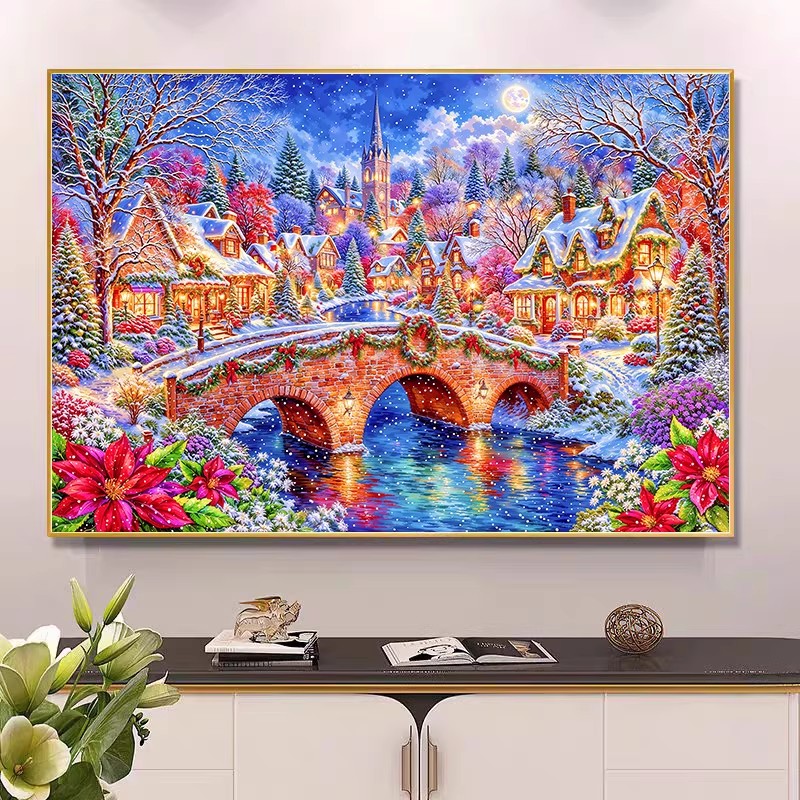 9ct 100x75cm Winter Kirchen-St – Home Textiles Discount Bewertung und Preis