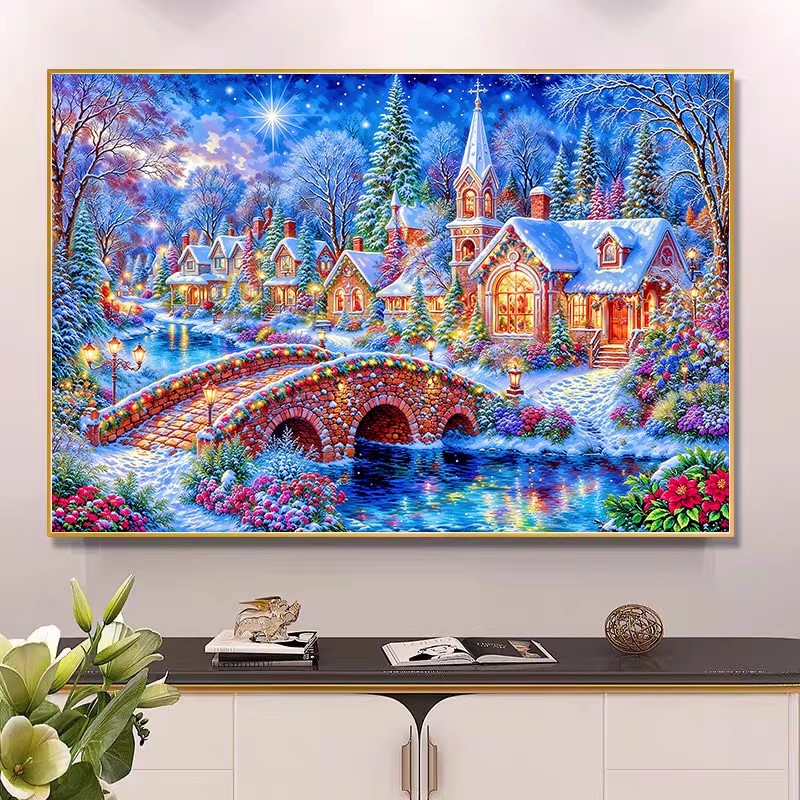 9ct 100x75cm Winter Kirchen-St – Home Textiles Discount Bewertung und Preis