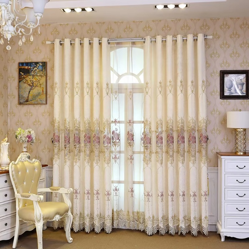 Vorhang-Textilien in Beige, Ho – Home Textiles Luxury Curtains Bewertung und Preis